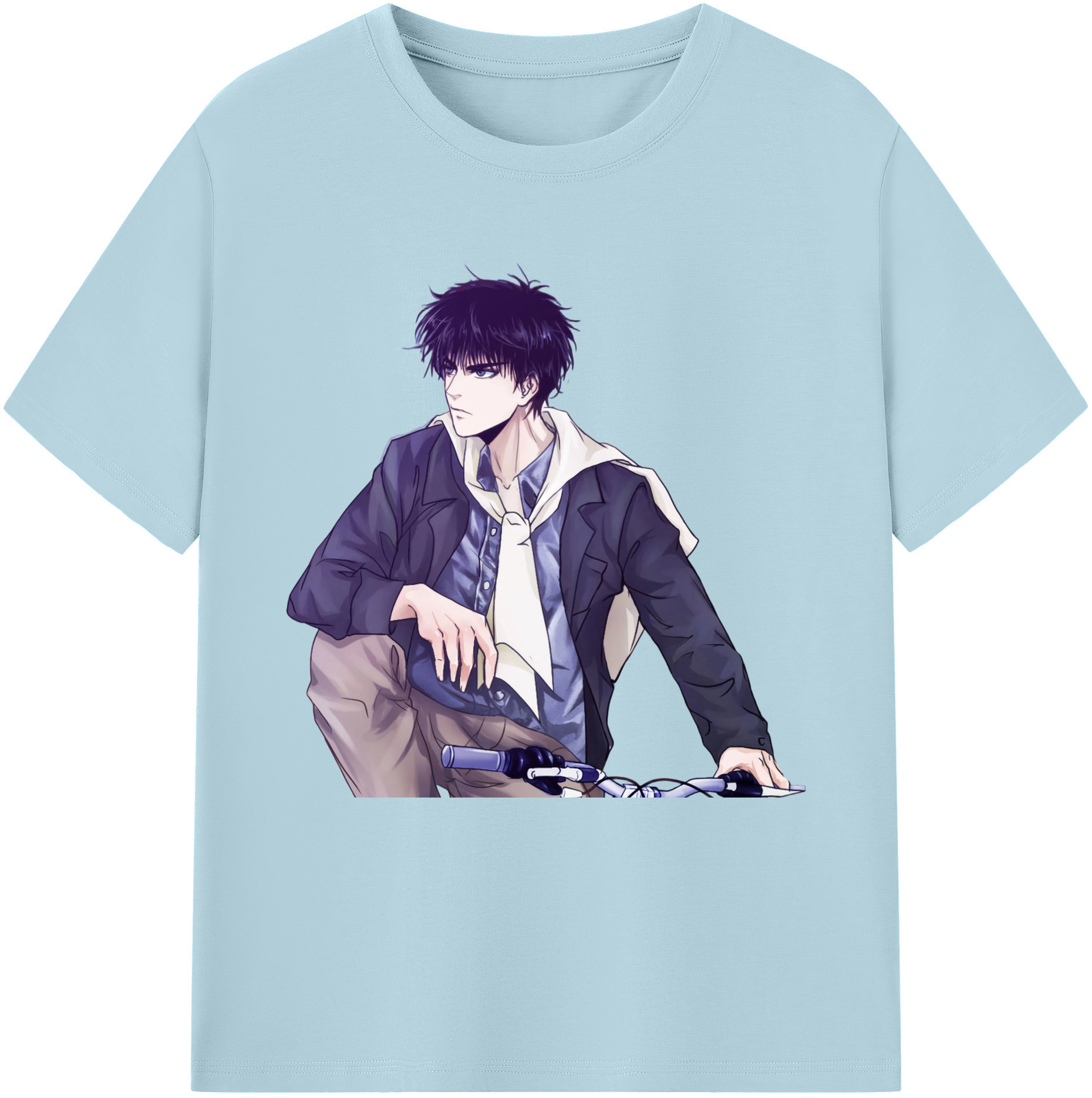 SLAM DUNK／スラムダンク 綿100％半袖Tシャツ（フロントプリント）